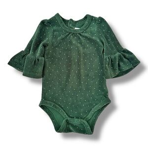 Rachel Zoe | Corduroy Ruffle Sleeve Bodysuit (3-6 mos)